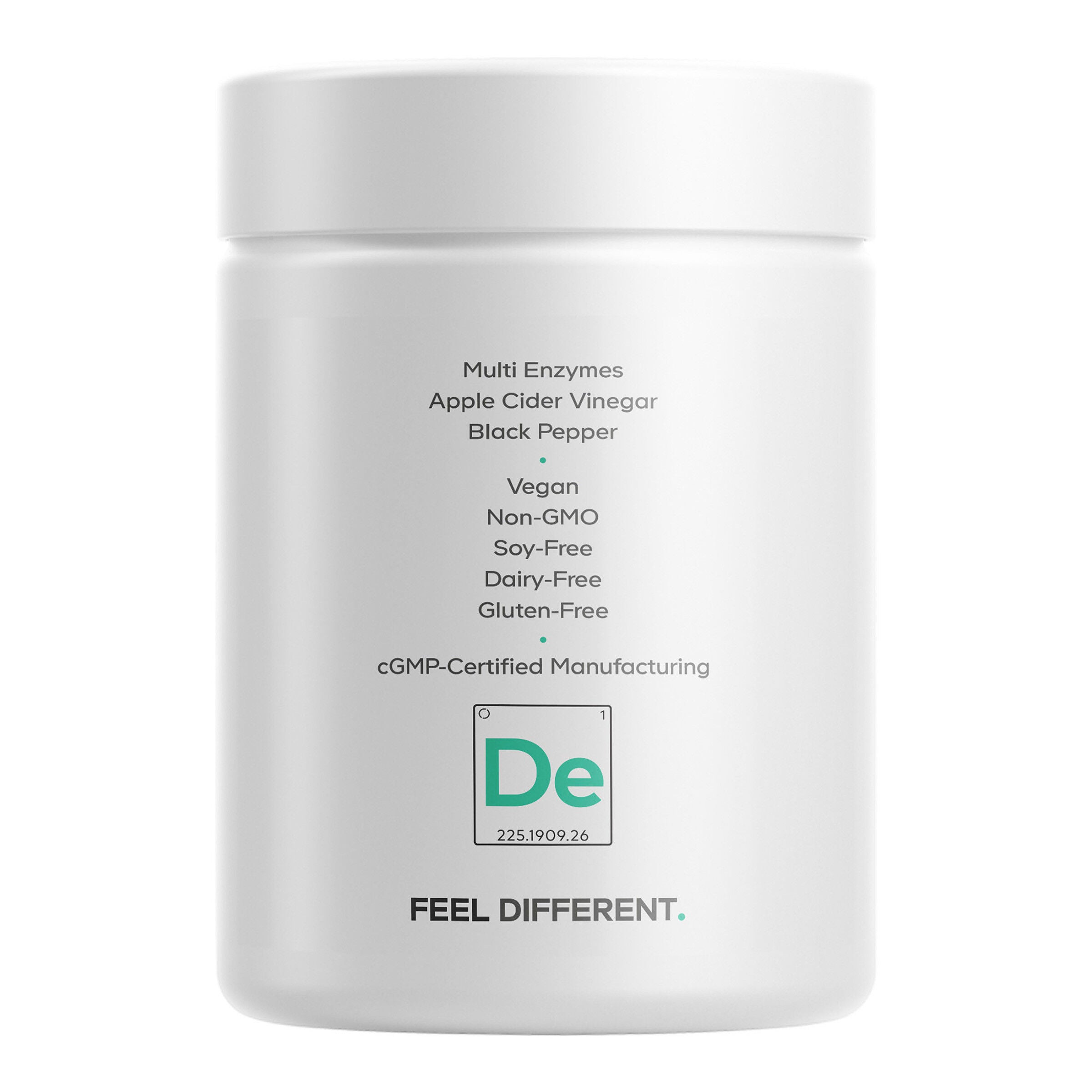 Fermented Digestive Enzymes with Probiotics & Prebiotics - 90 Capsules (90 Servings)